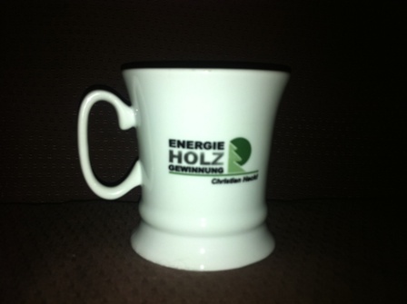 White Cup with Logo